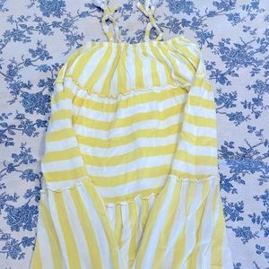 3T Jessica Simpson yellow maxi dress